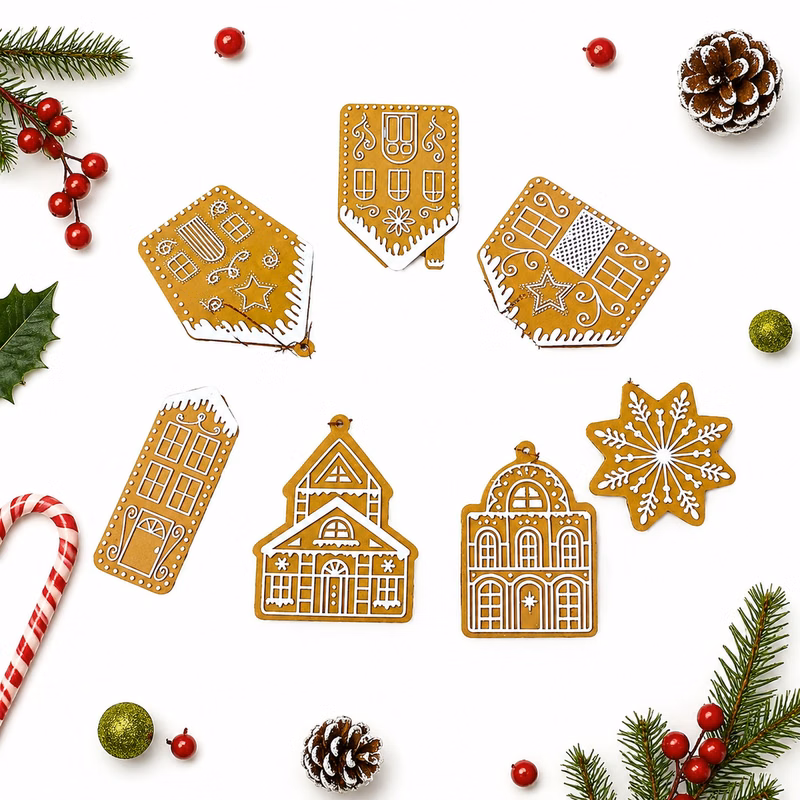 Personalized PVC Hanging Decoration Label With Cord