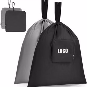 Dirty Laundry Bag with Handles and Aluminum Carabiner