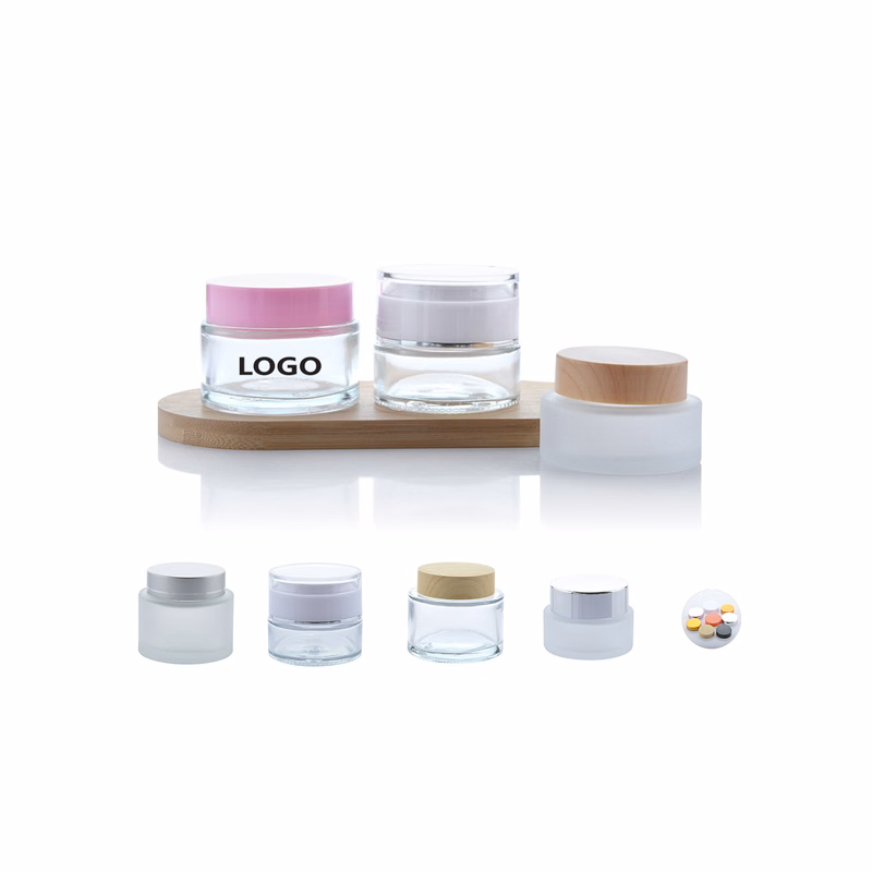 Travel Glass Cream Jars