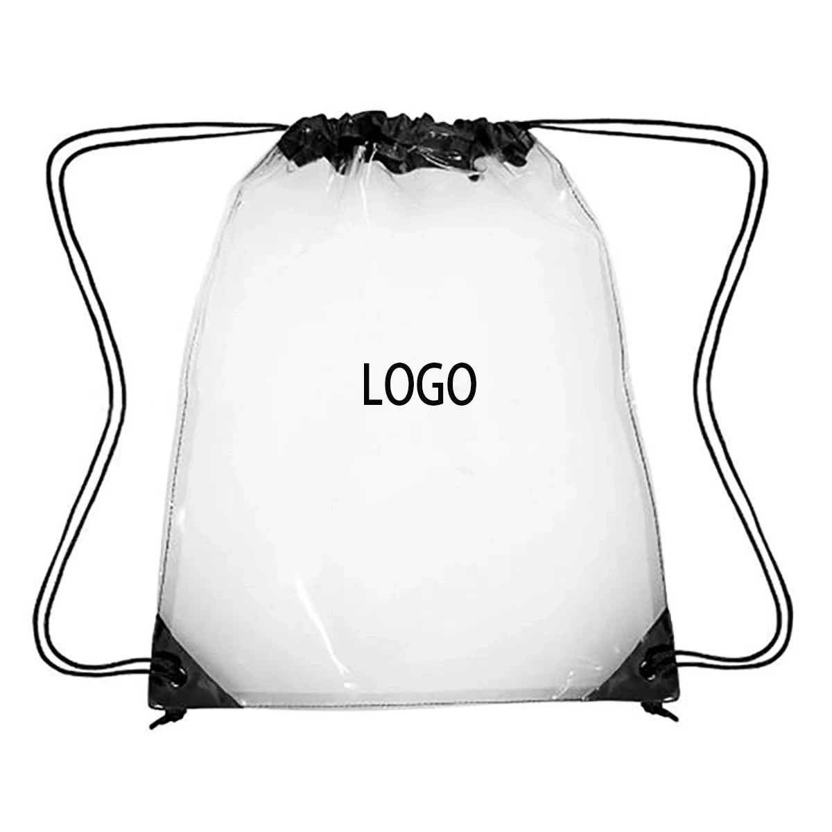 Clear Pvc Drawstring Backpack 1