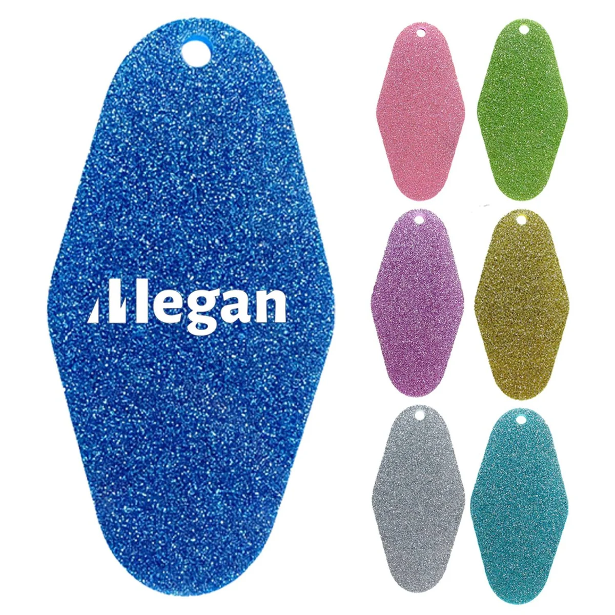 Acrylic Diamond Keychain And Luggage Tag 1