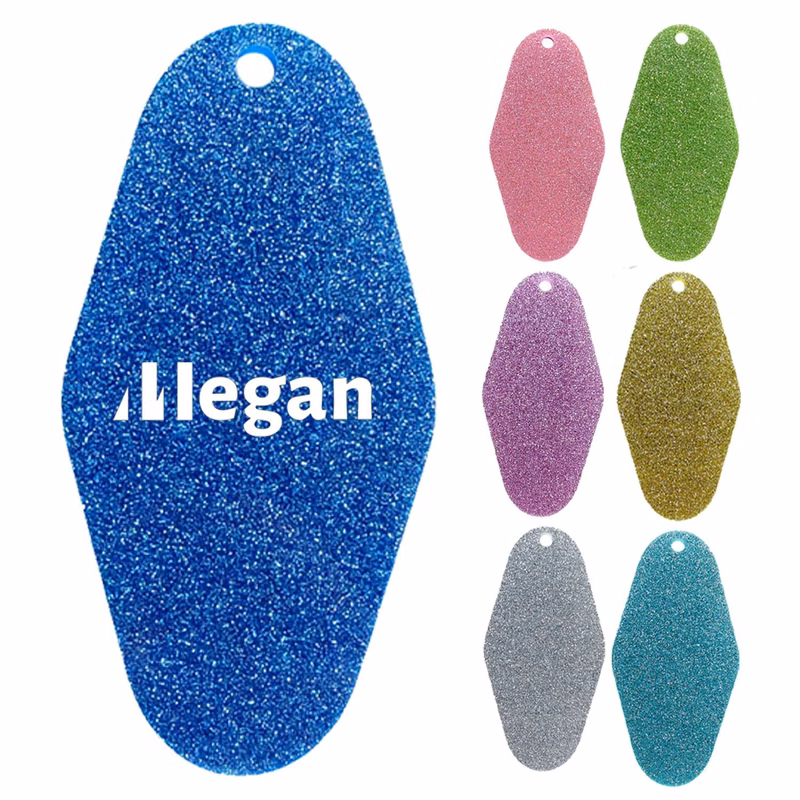 Acrylic Diamond Keychain And Luggage Tag