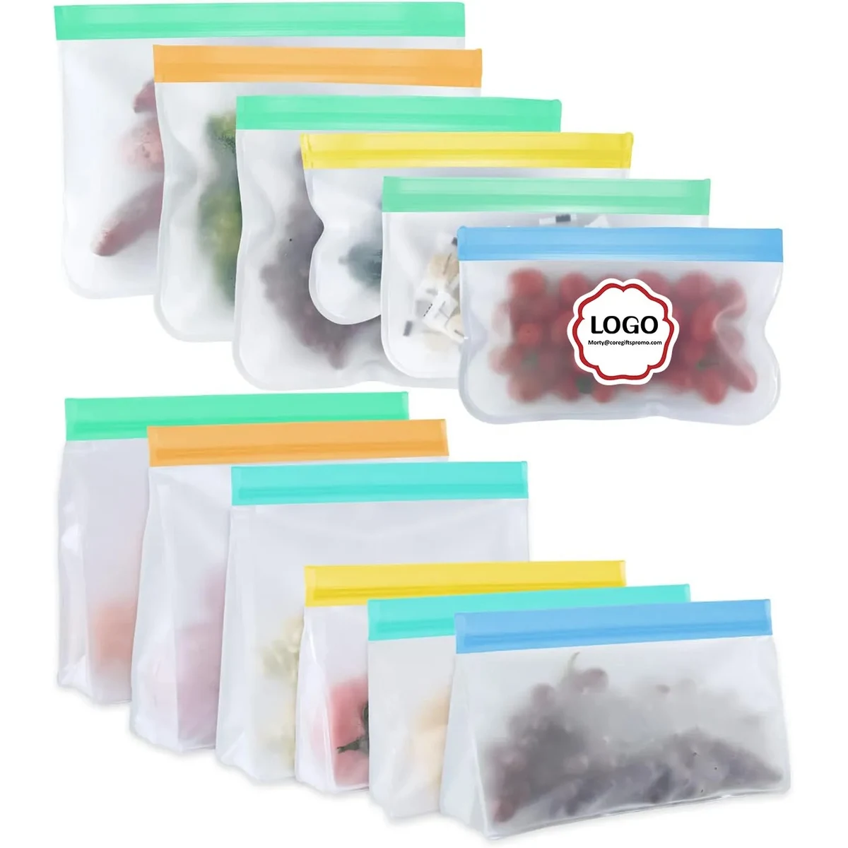 Reusable Storage Bags Stand Up 1