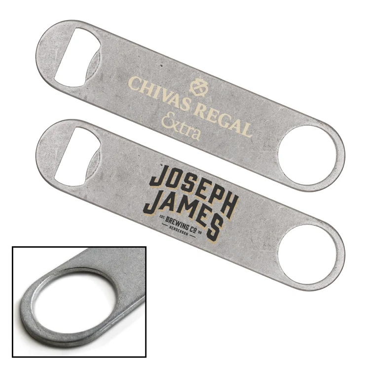 Antique Pewter Stainless Steel Bottle Opener 1