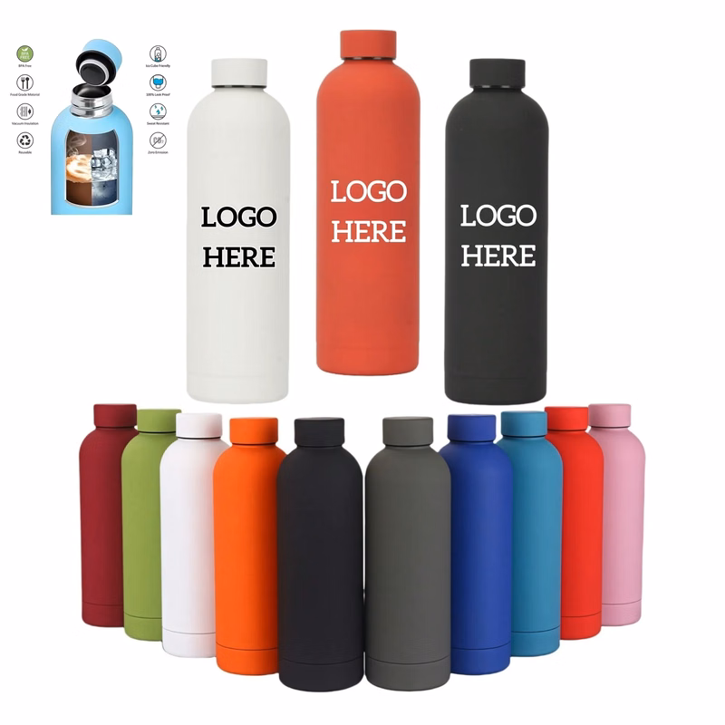 24oz Stainless Steel Insulated Narrow Mouth Sports Water Cup