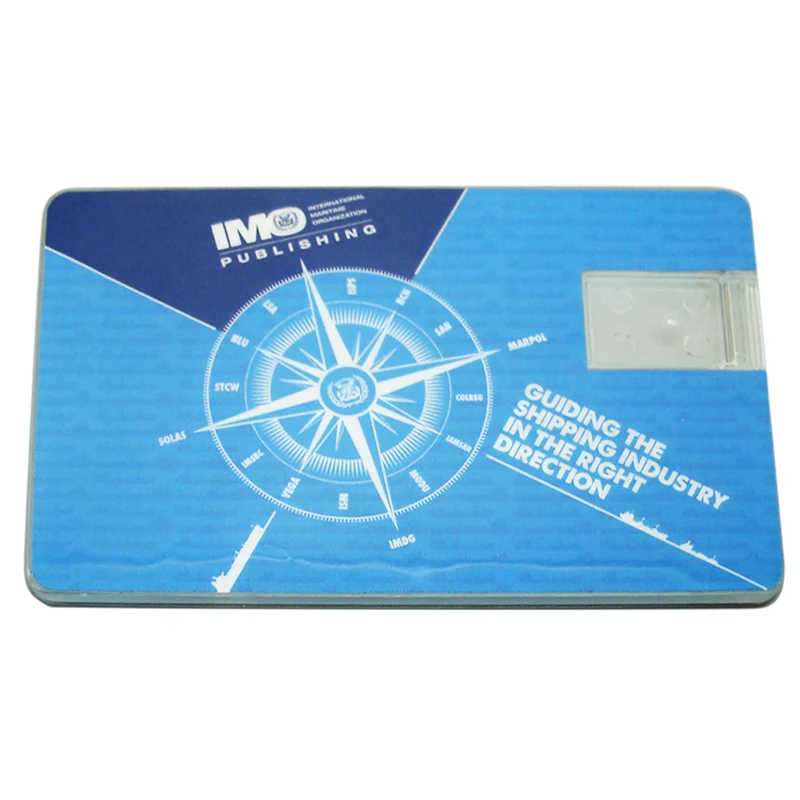 Translucent Credit Card USB Flash Drive, 64GB 1