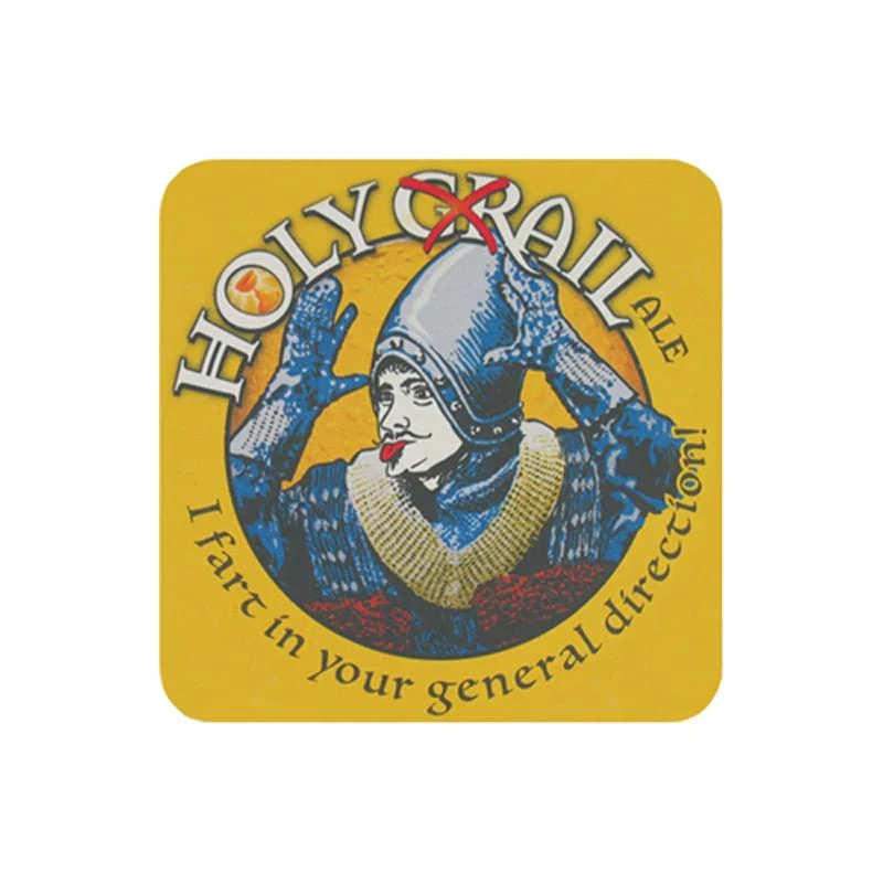 3.5" Square 80pt Full Color Pulp Board Paper Coaster 1