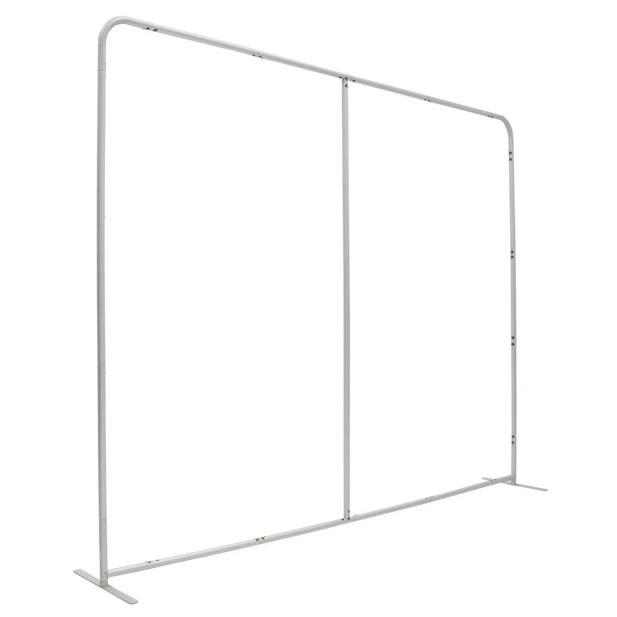 10'W x 90"H EuroFit™ Straight Wall Hardware 1