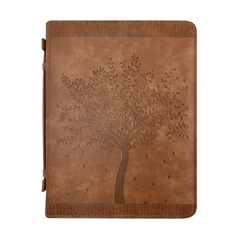 Quality High-End And Elegant - Tree Embossed Bible Book Cover With Classic Design Retail Grade! 1