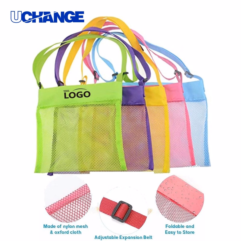 Adjustable Kids Quick Dry Net Tote Bag