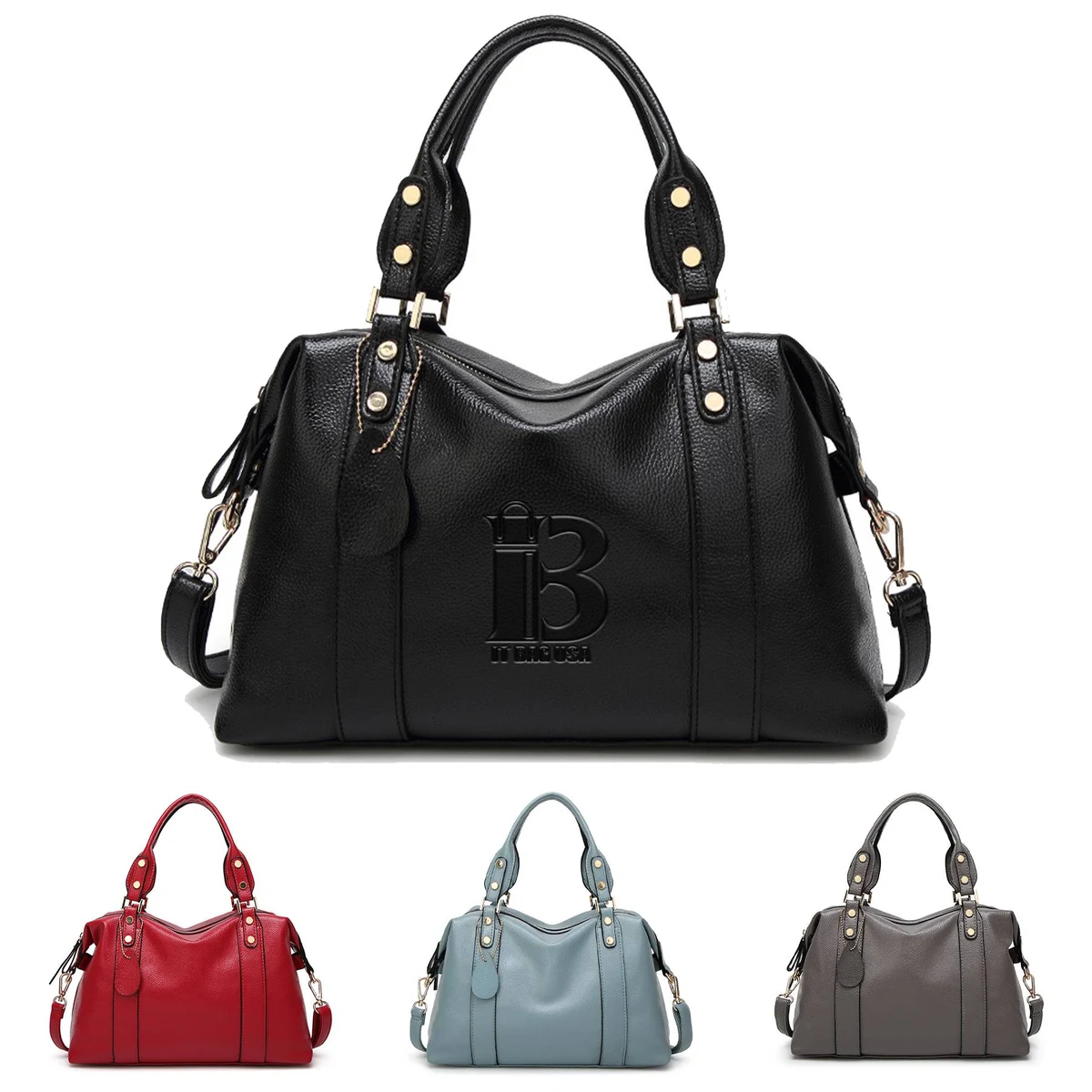 PU Purse with Handle Shoulder Tote Bag 1