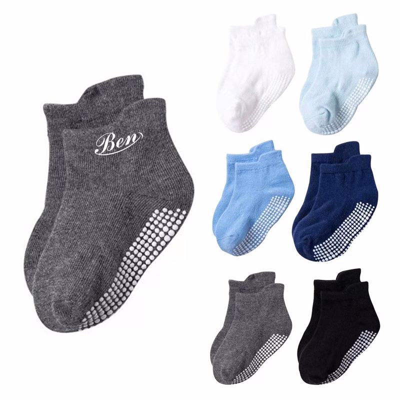 Children's anti-slip boat socks