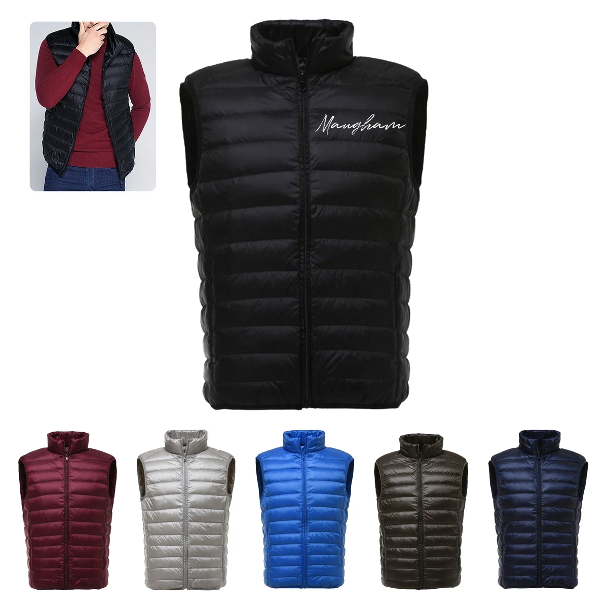 Lightweight Puffer Vest for men and women (customized) 1