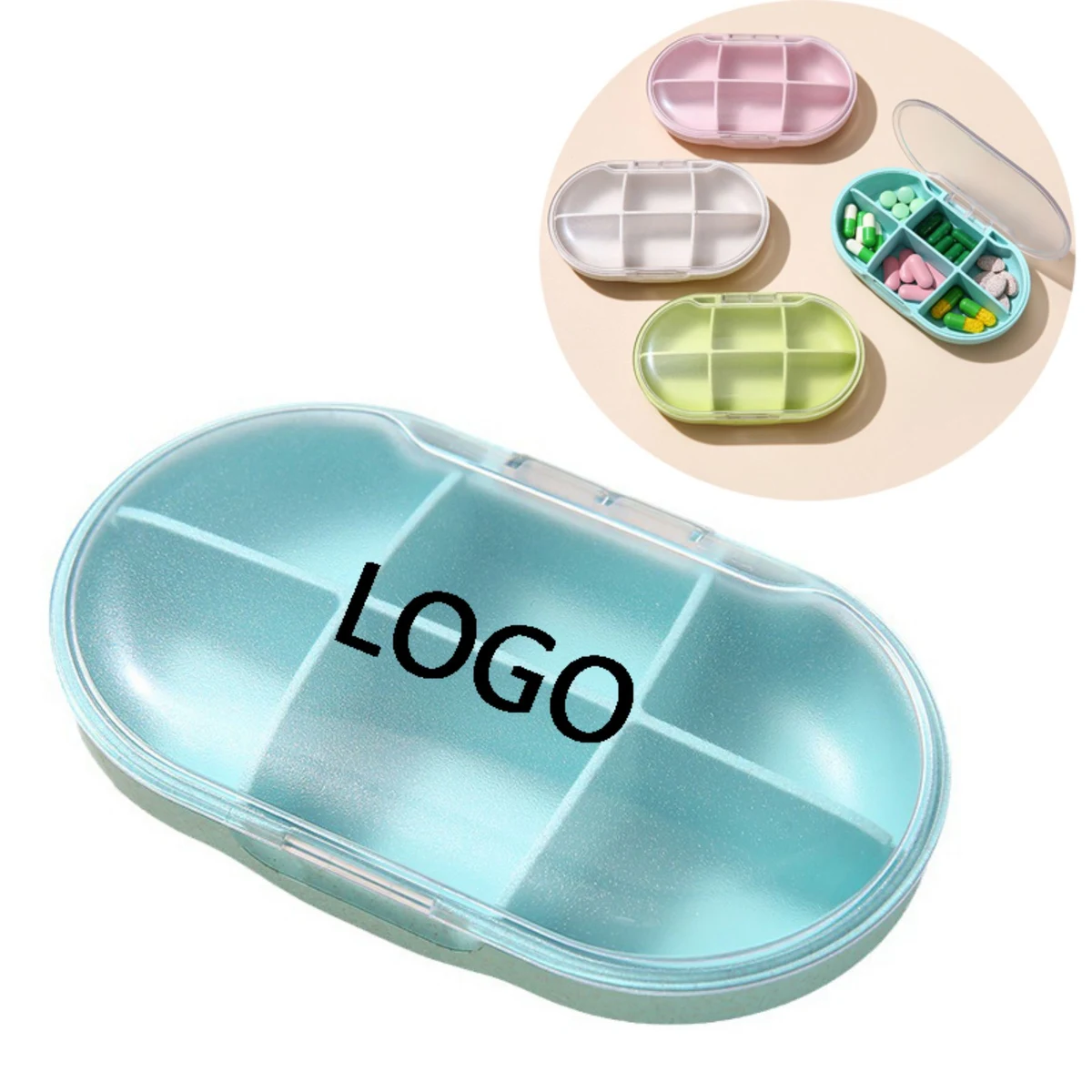 6-Grid Medicine Storage Box 1