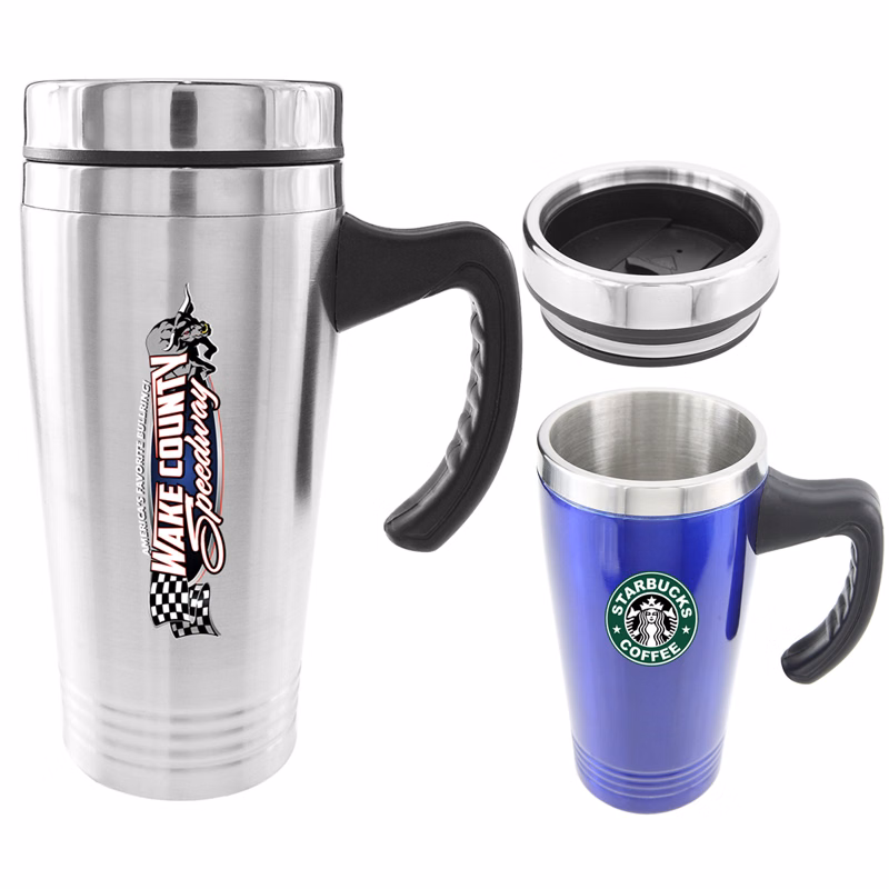 Traveler 16 Oz. Double Wall 18/8 Stainless Steel Mug (Blue)