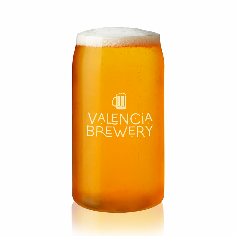 True® Beer Can Pint Glass, set of 4