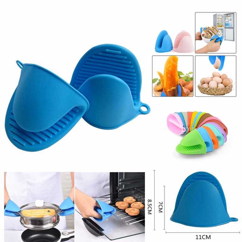 Heat Resistant Silicone Mitts