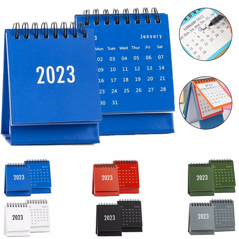 Mini Small Desk Calendar 2023