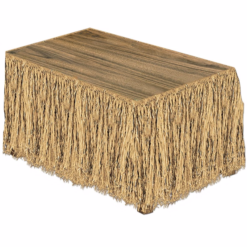 Raffia Table Skirting - 30" x 9'