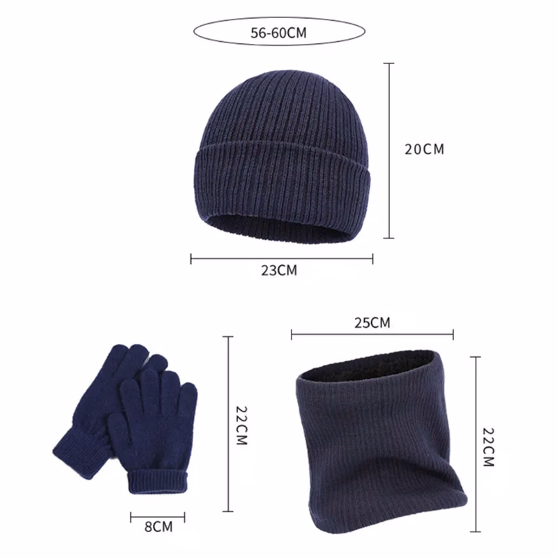 Salient Acrylic Fiber Gloves Set