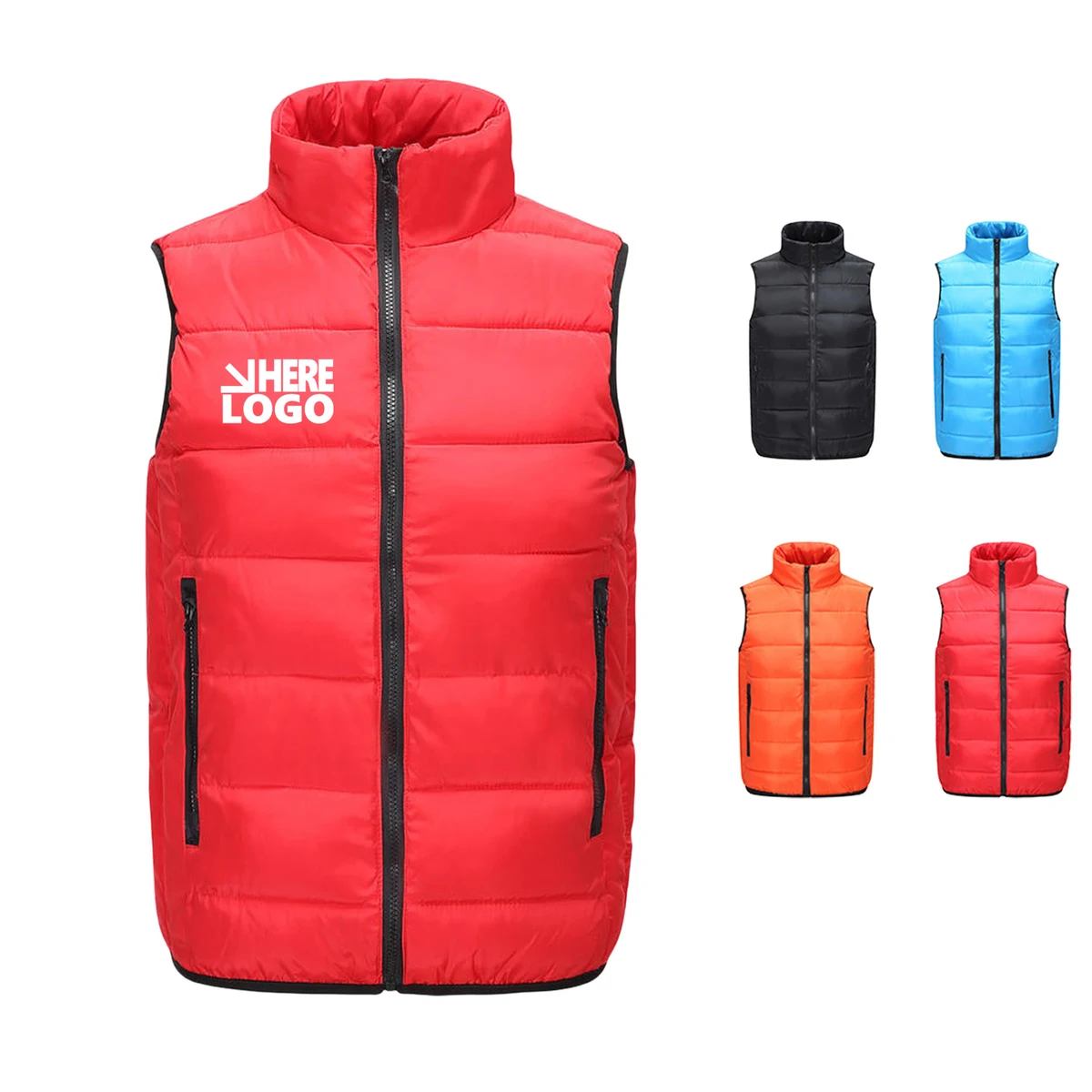 Customized Winter Stand-Up Waistcoat 1