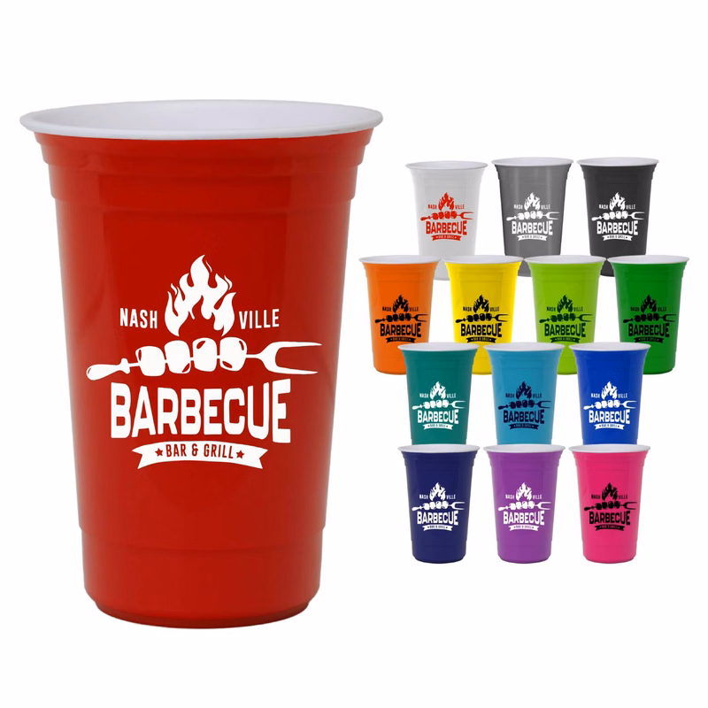 Double Wall Cup with White Liner, 16 oz.