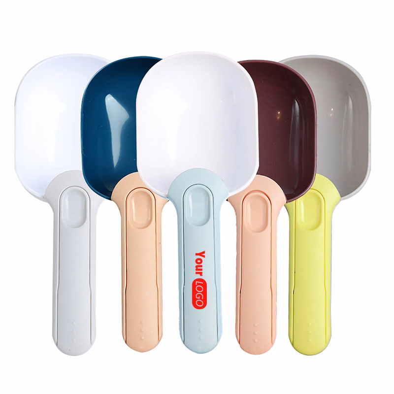 MOQ 50 PCS Pet Cup Scoop w/Clip