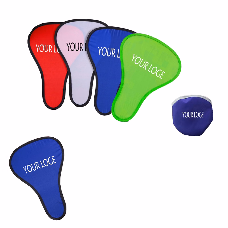 T Shape Foldable Fan With Pouch MOQ 100PCS