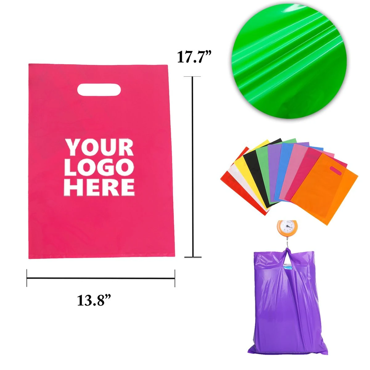 PE Clothing Die Cut Shopping Bag 1