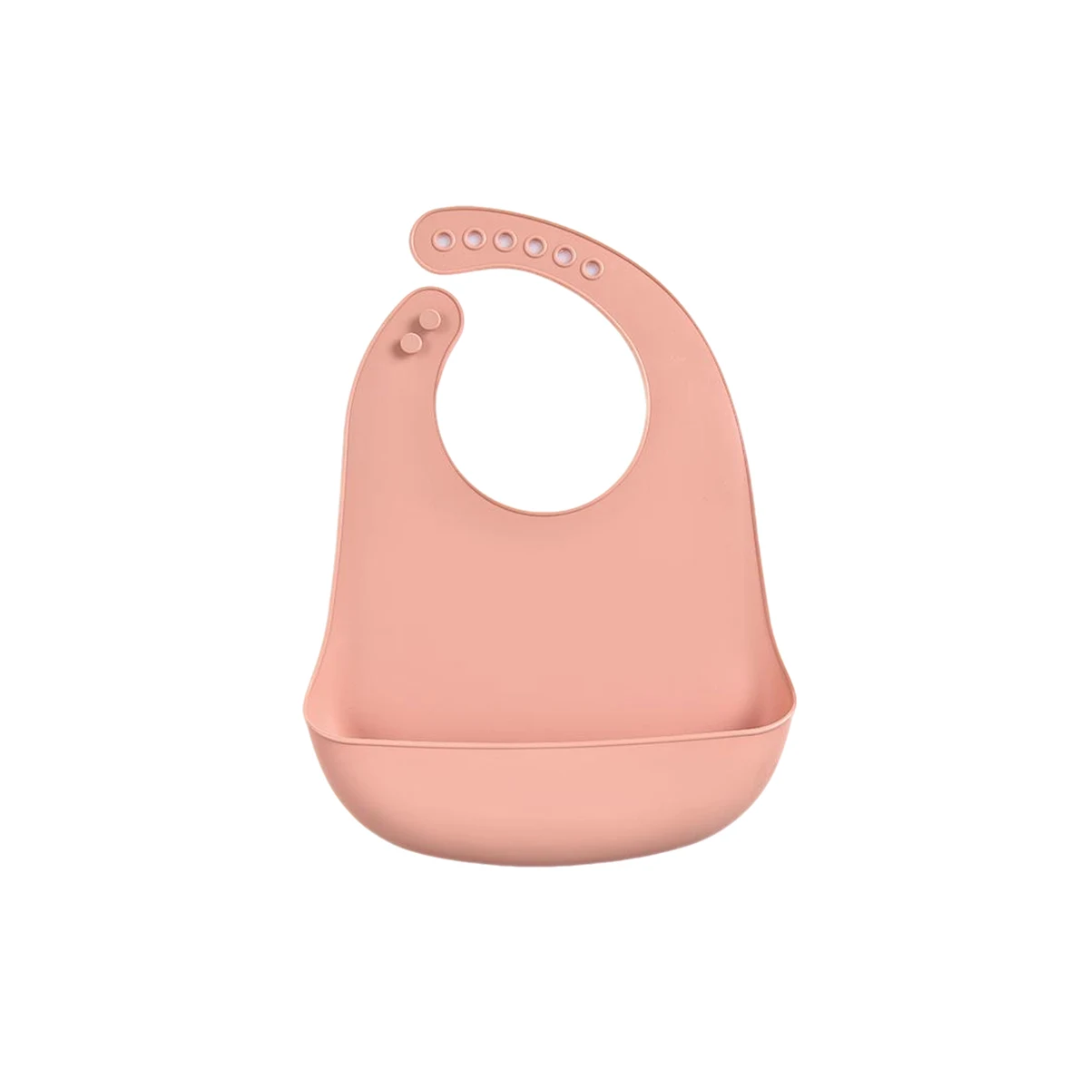 Silicone Baby Bib With Deep Catch Pocket 11.8 X 9" 1