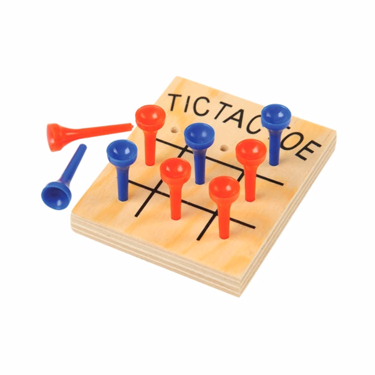 Wood Tic-Tac-Toe Games