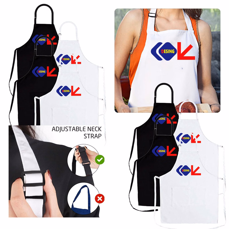 Adjustable Neckline Restaurant Apron
