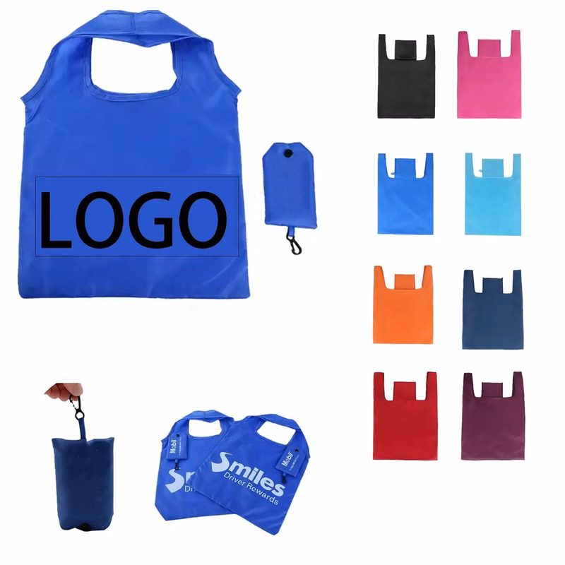 Portable Folding Supermarket Advertising Shopping Bag