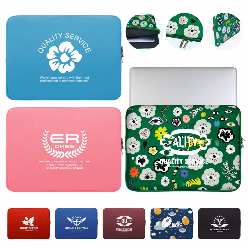 11'' Dye Sublimation Laptop Sleeves With ZipperClosure (6 Size Available)