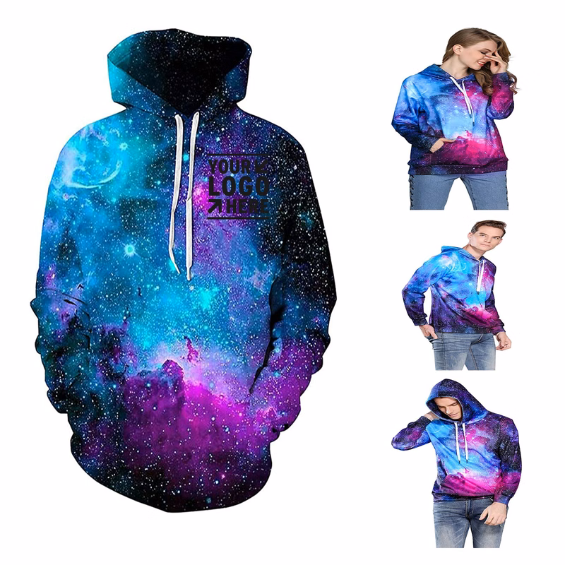Starry Sky Digital Hoodies