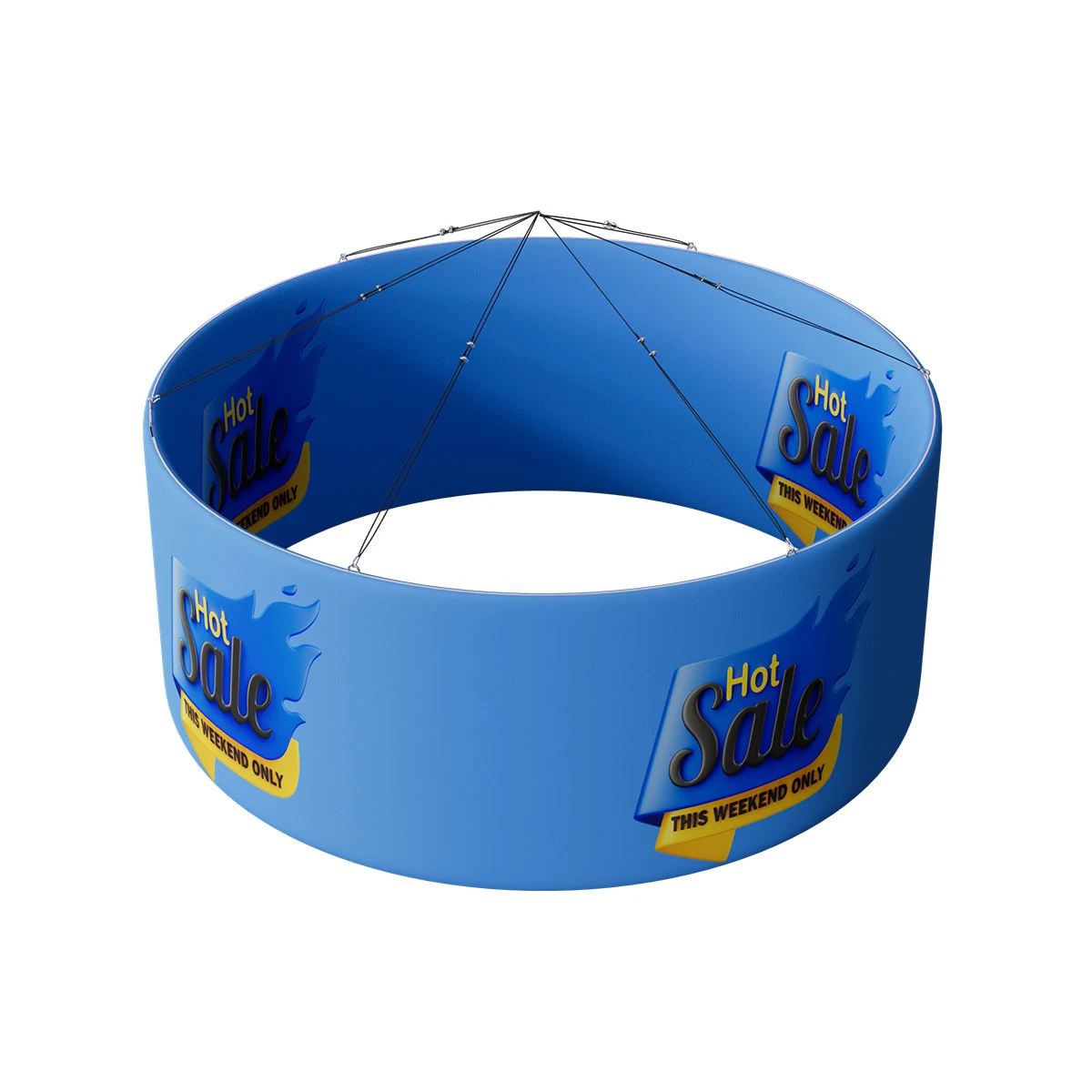 15ft Circle Hanging Banner Kit 1