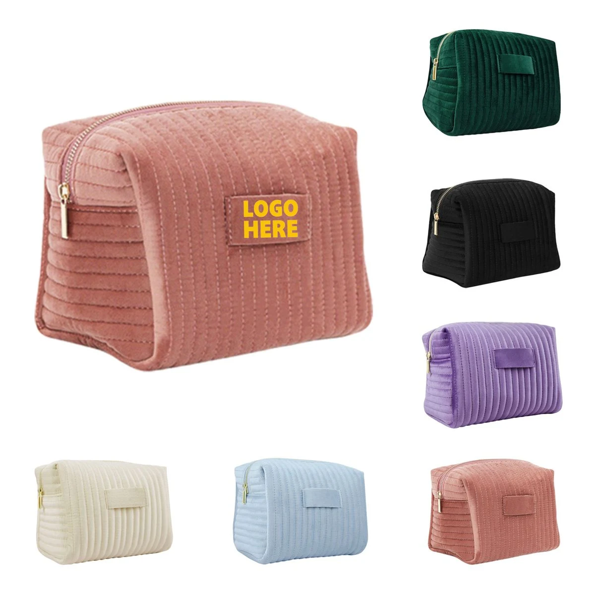 Stylish Velvet Makeup Pouch 1
