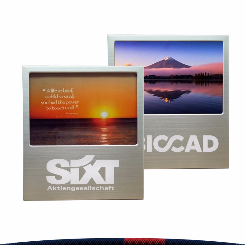 6 inch Textured Metal Photo Frame