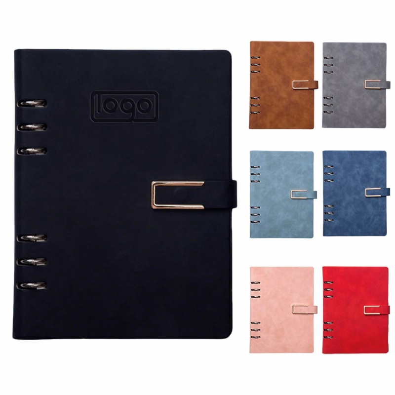A5 Magnetic Snap Loose Leaf Notebook