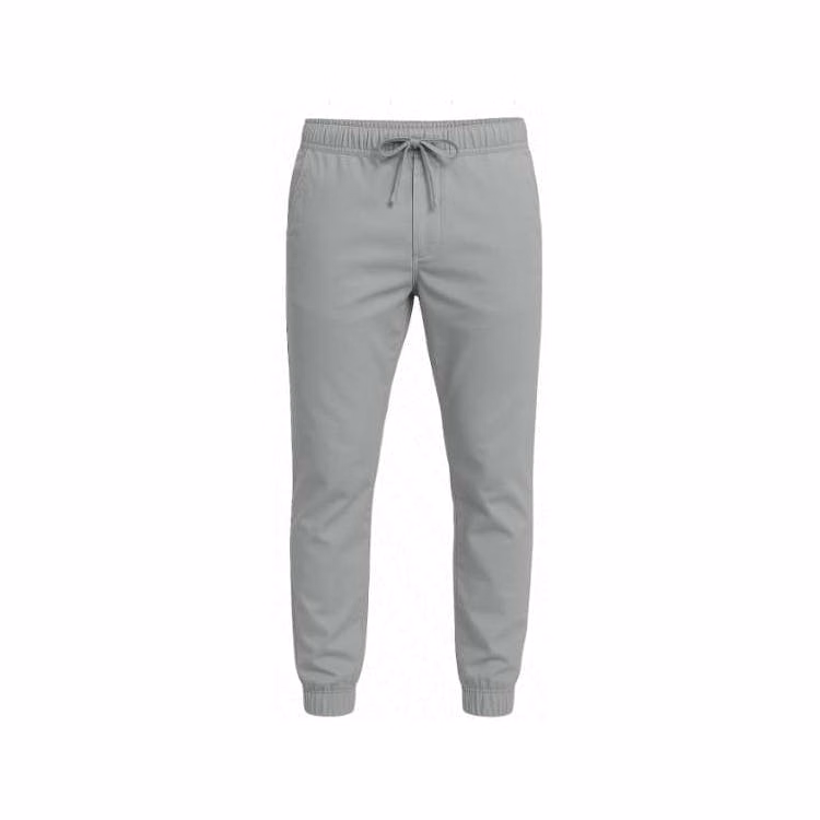 Men's Stretch Twill Joggers -Gray Size Small