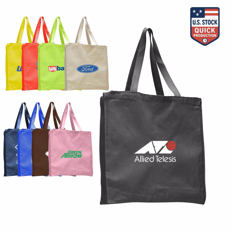 DailyMate Heavy Canvas Shopper Tote with Gusset