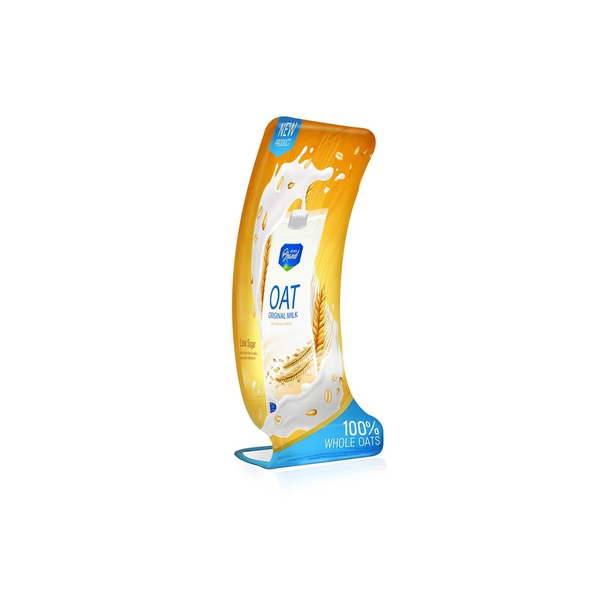 Snake Shaped Tension Fabric Banner Stand 1