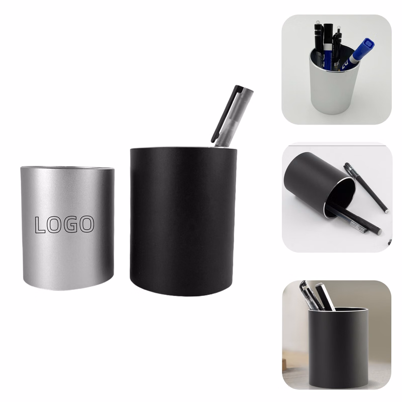 Steel Pen Holder and Desk Organizer Cup