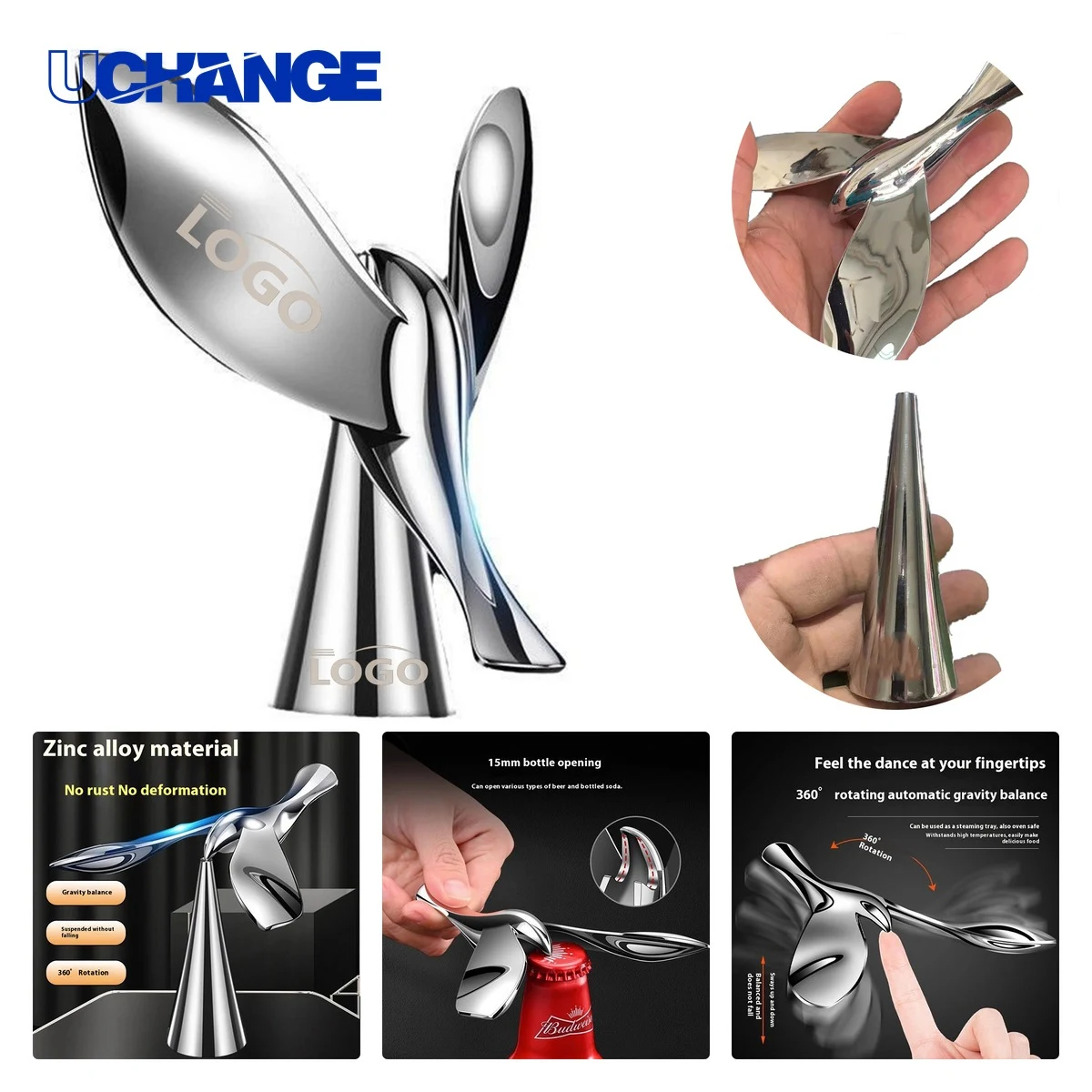Aluminum Avian Bottle Opener Tool 1