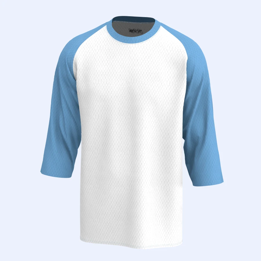 Raglan 3/4 sleeve baseball jersey 1