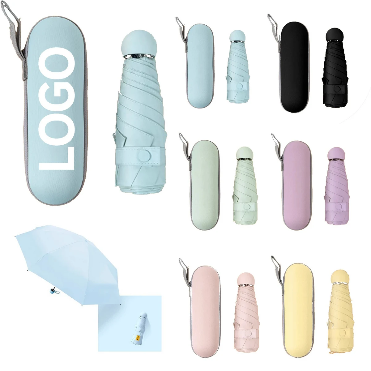 Small Mini Umbrella With Case 1