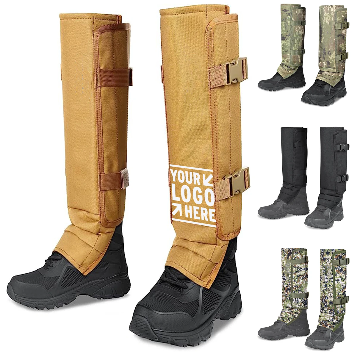 Men Women Adjustable Size Lower Legs Hunting Durable Snake Bite Protection Guard Gaiter Legging 1