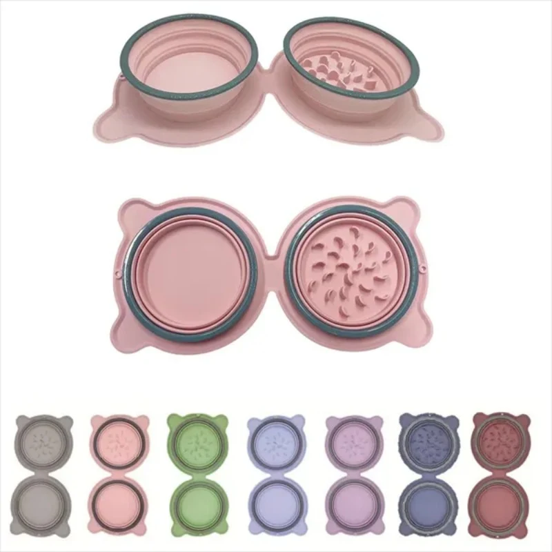 Silicone Folding Outdoor Dog Bowl 1