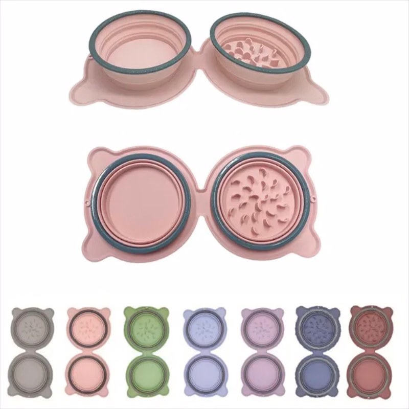Silicone Folding Outdoor Dog Bowl