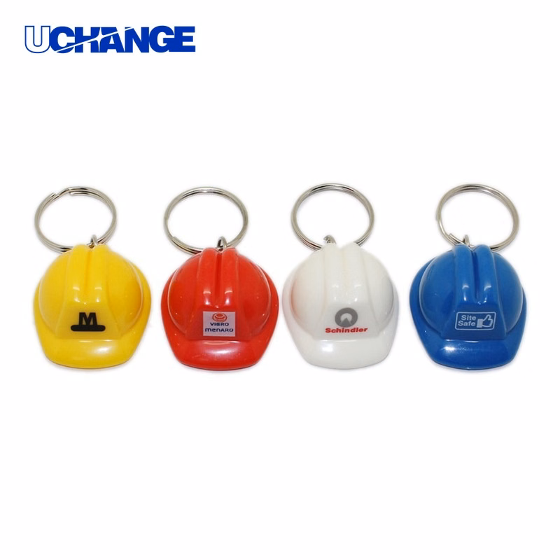 Safety Helmet Keychain Accessory